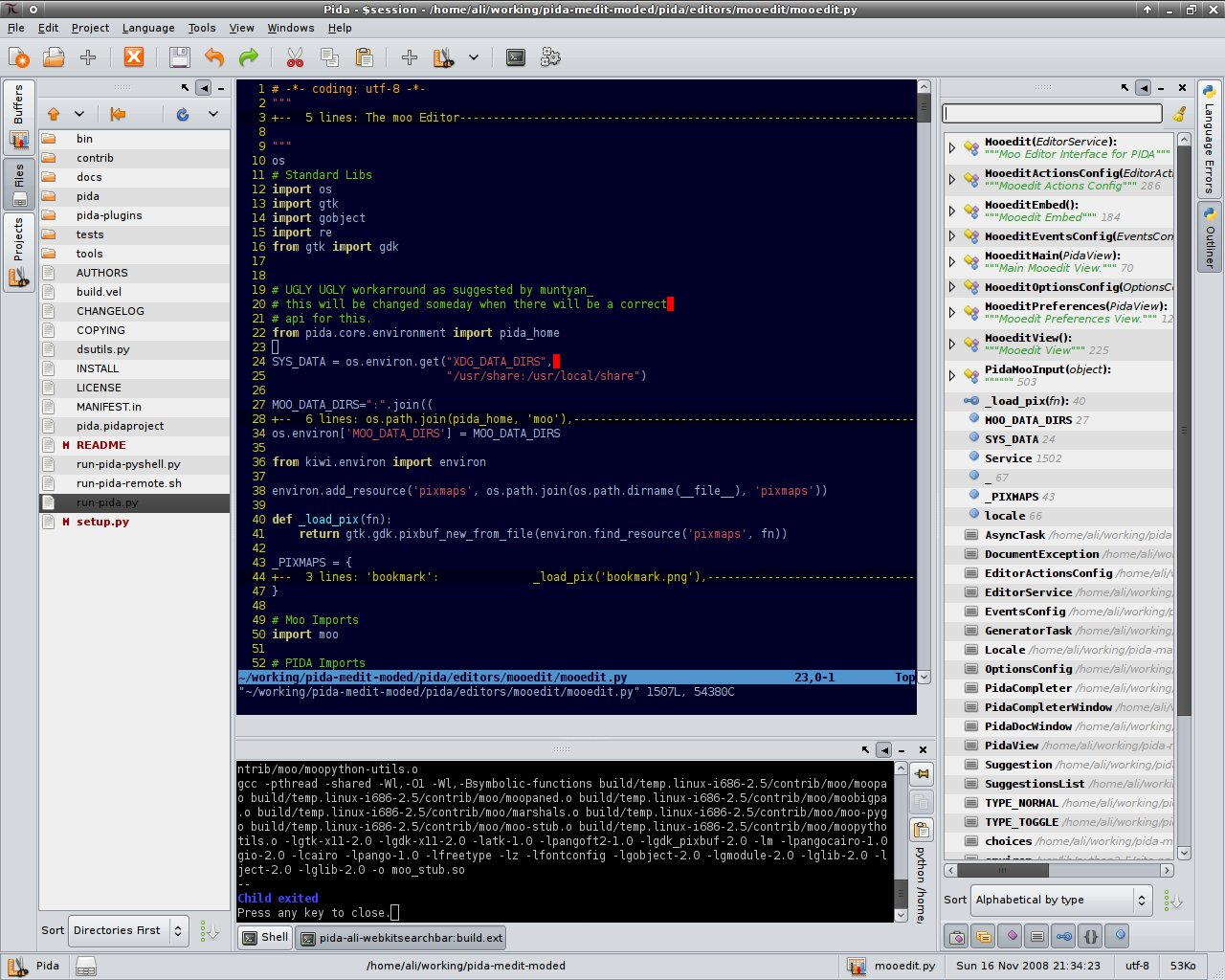 Python path join. Открытый код линукс. linux i686 игра. geany python интерфейс. gtk linux.