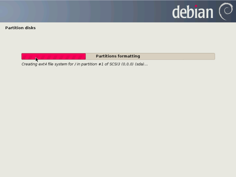 Debian login.